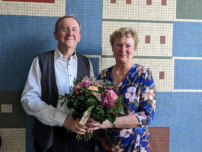 Herr Prof. Michael Jung mit Frau Prof. Martina Müller