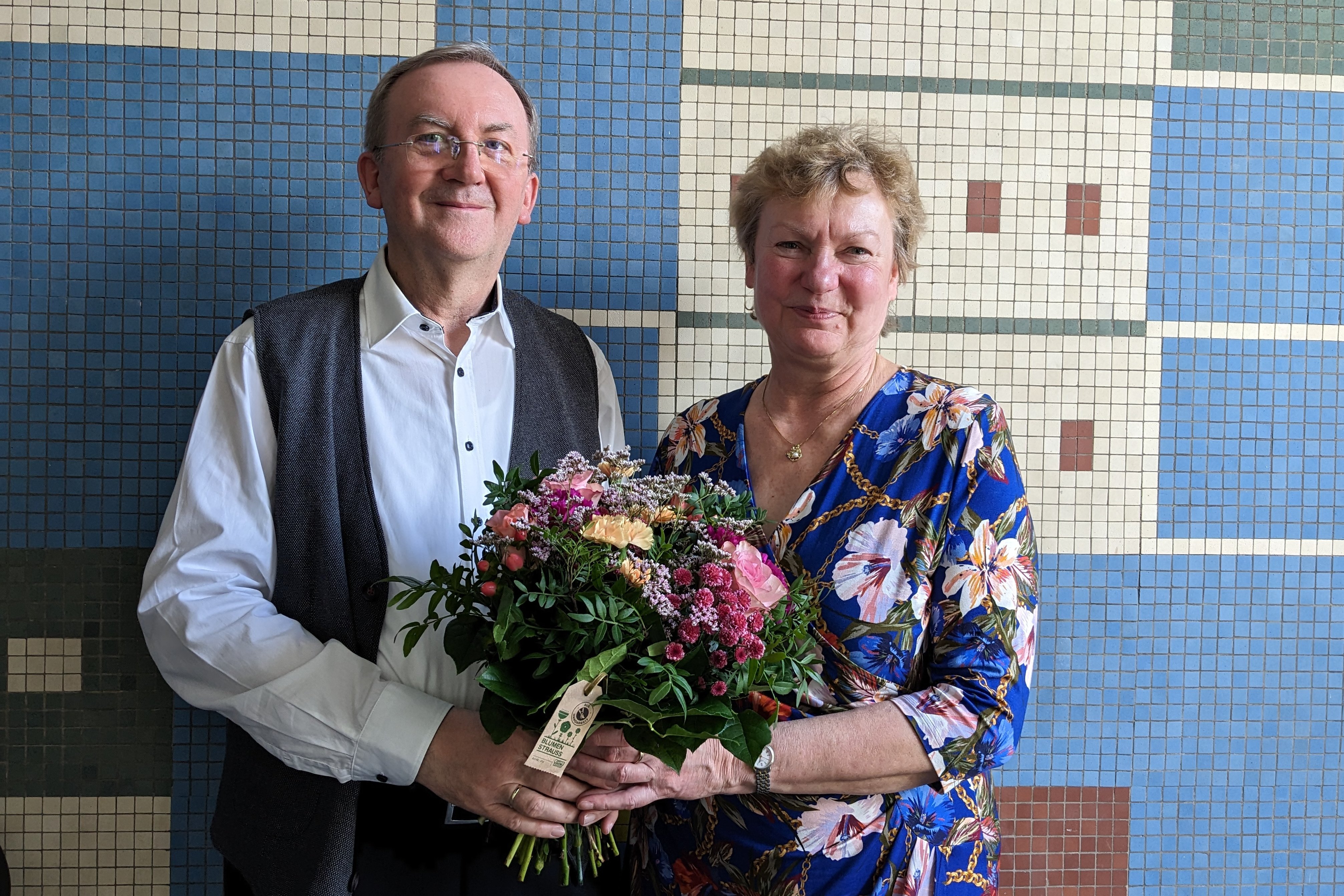 Herr Prof. Michael Jung mit Frau Prof. Martina Müller