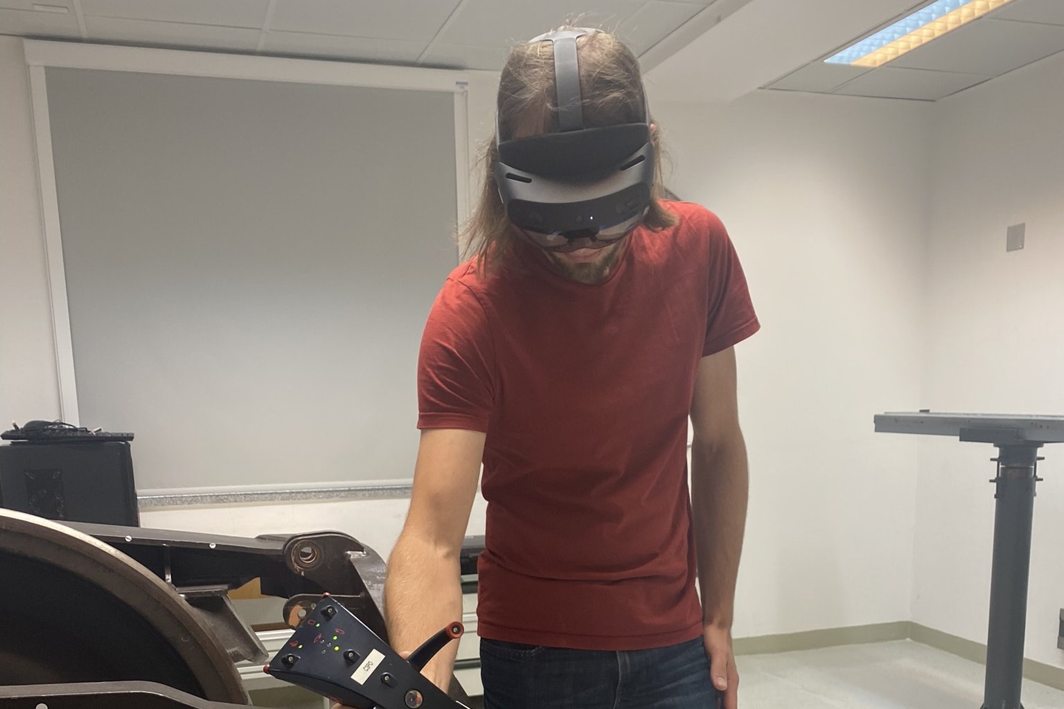 Promovierender beim Forschen