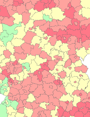 Indicator map "habitat diversity and landscape quality"