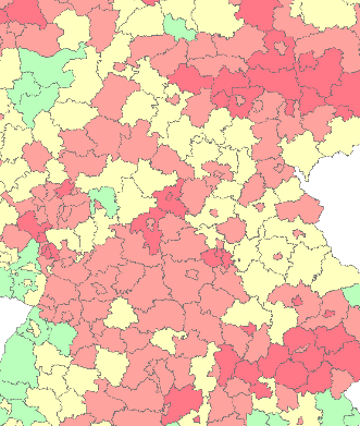 Ausschnitt aus dem Indikator "Lebensraumvielfalt und Landschaftsqualität"