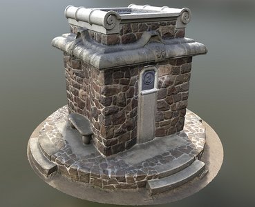 3D-Modell des Bismarckturmes