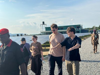 Besuch eines Solarparks