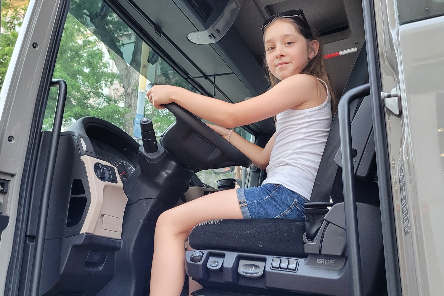 Probesitzen im LKW