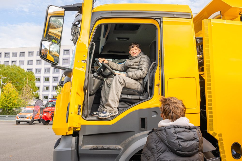 Fahrzeugpräsentation zum Nutzfahrzeugtag
