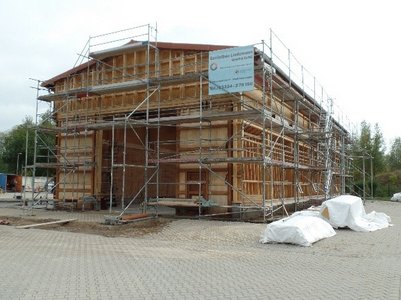 Holzbaustelle