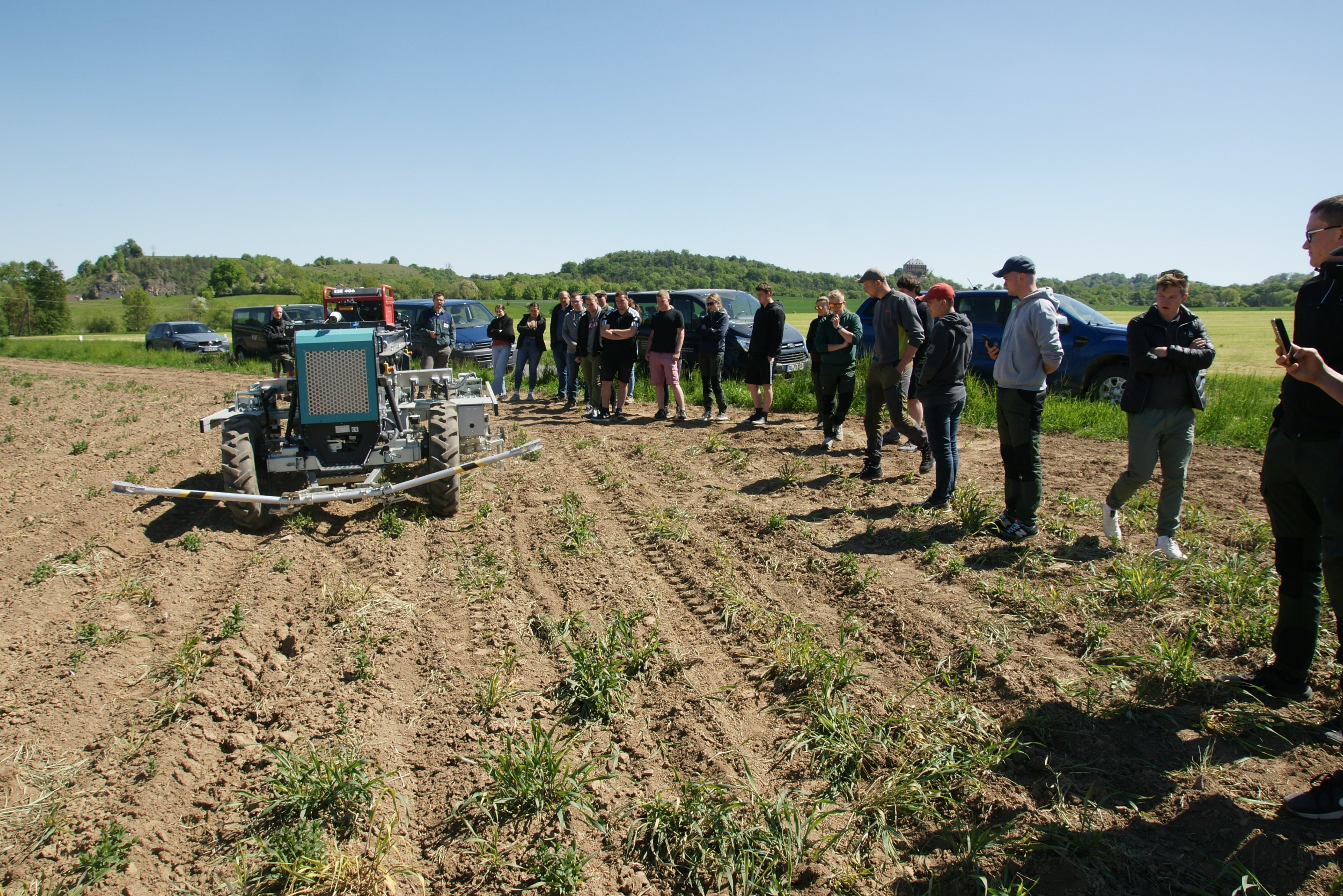 Hackroboter Farming GT im Einsatz