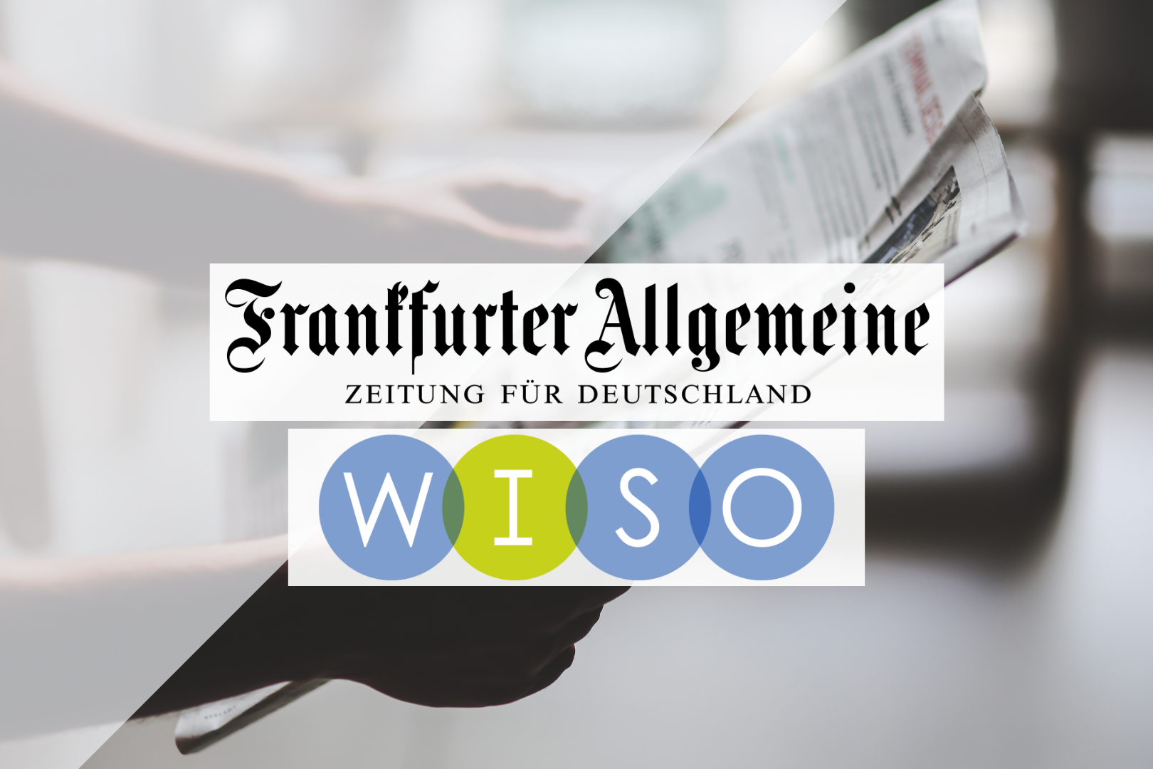 Frankfurter Allgemeine- und WISO-Logos