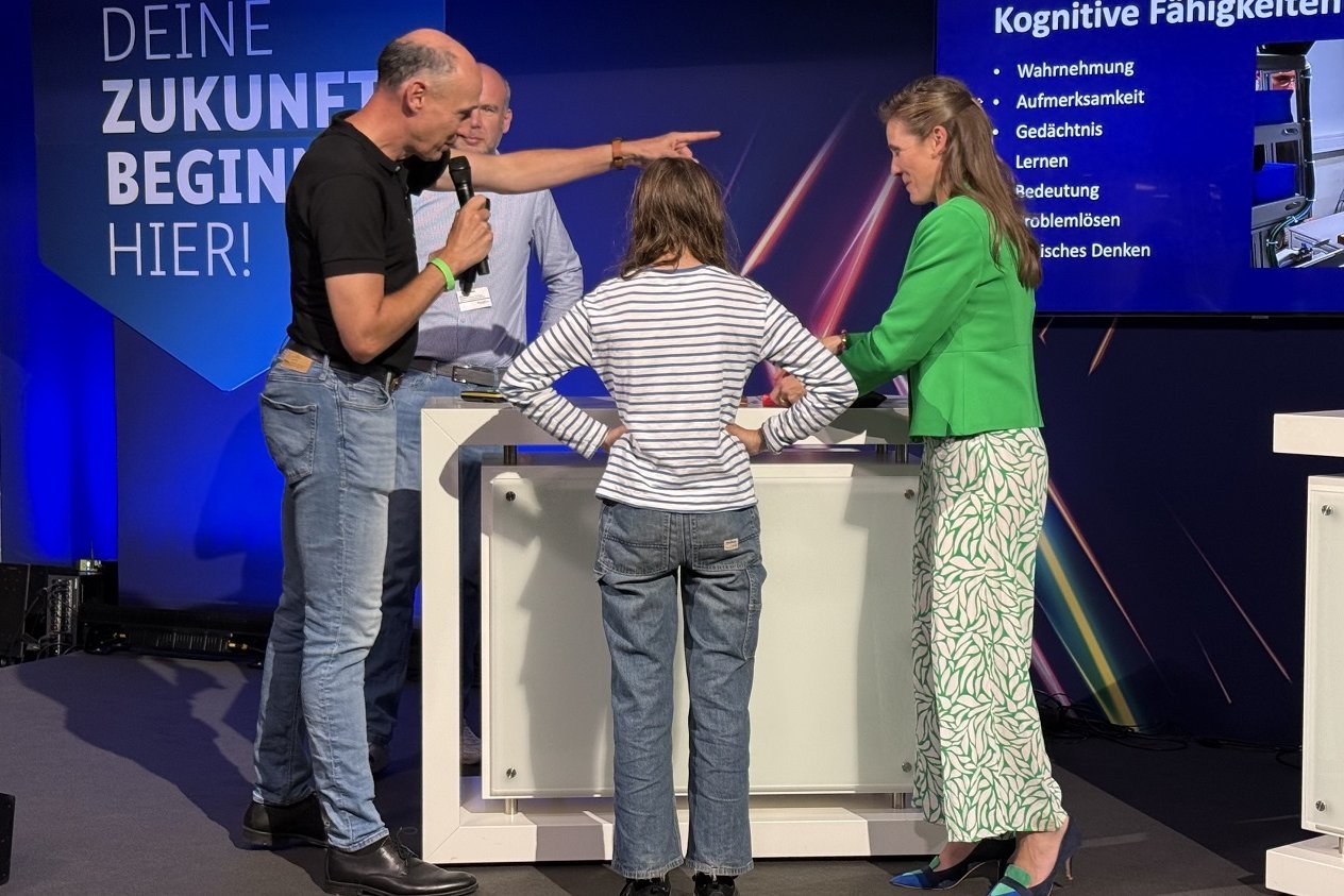 Pitchpräsentation durch Dirk Reichelt am Demonstrator