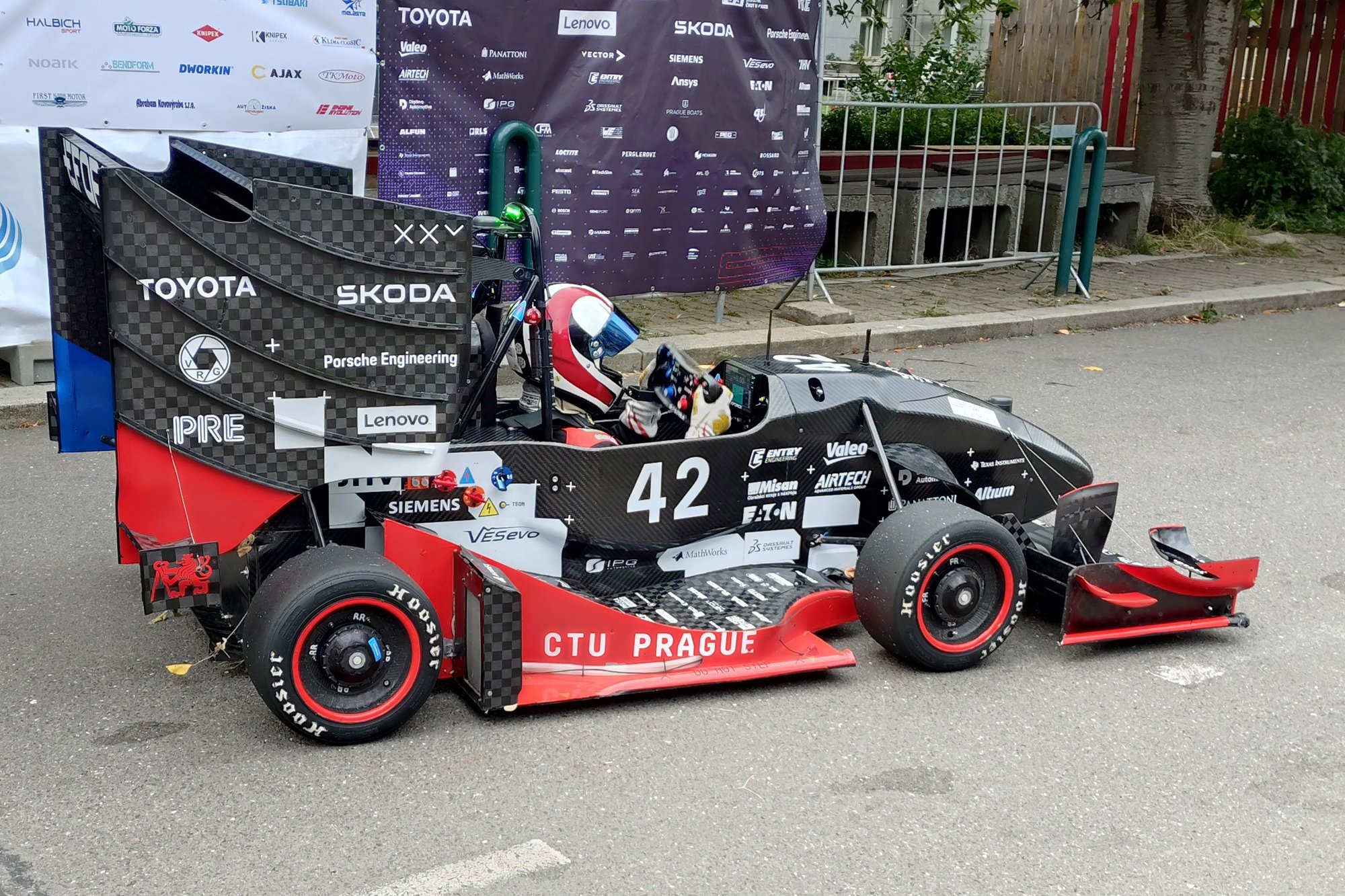 Hochschule Prag-Motorsportvorführung