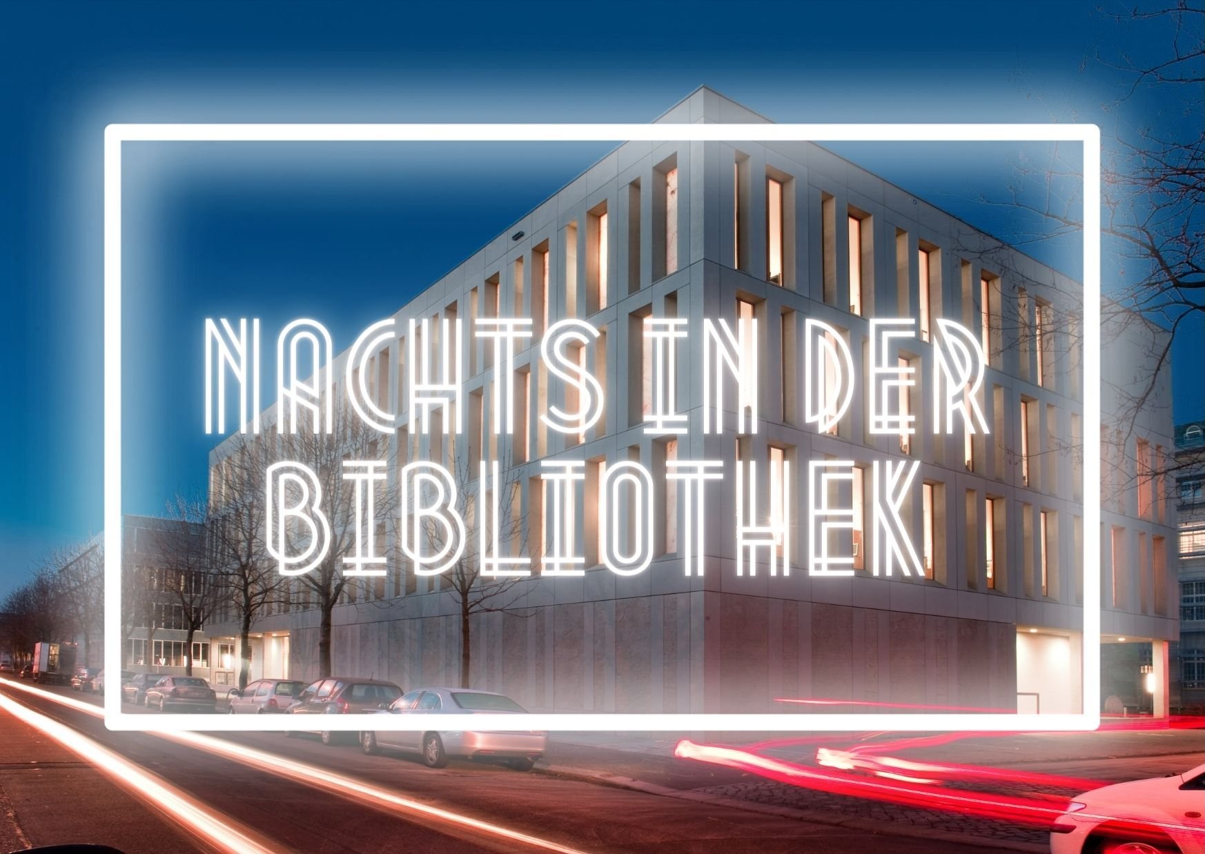 Nachts in der Bibliothek