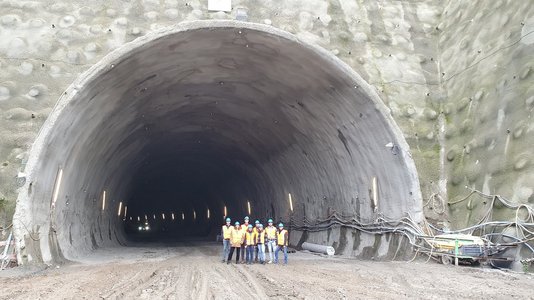 Westportal des Kohlbergtunnels