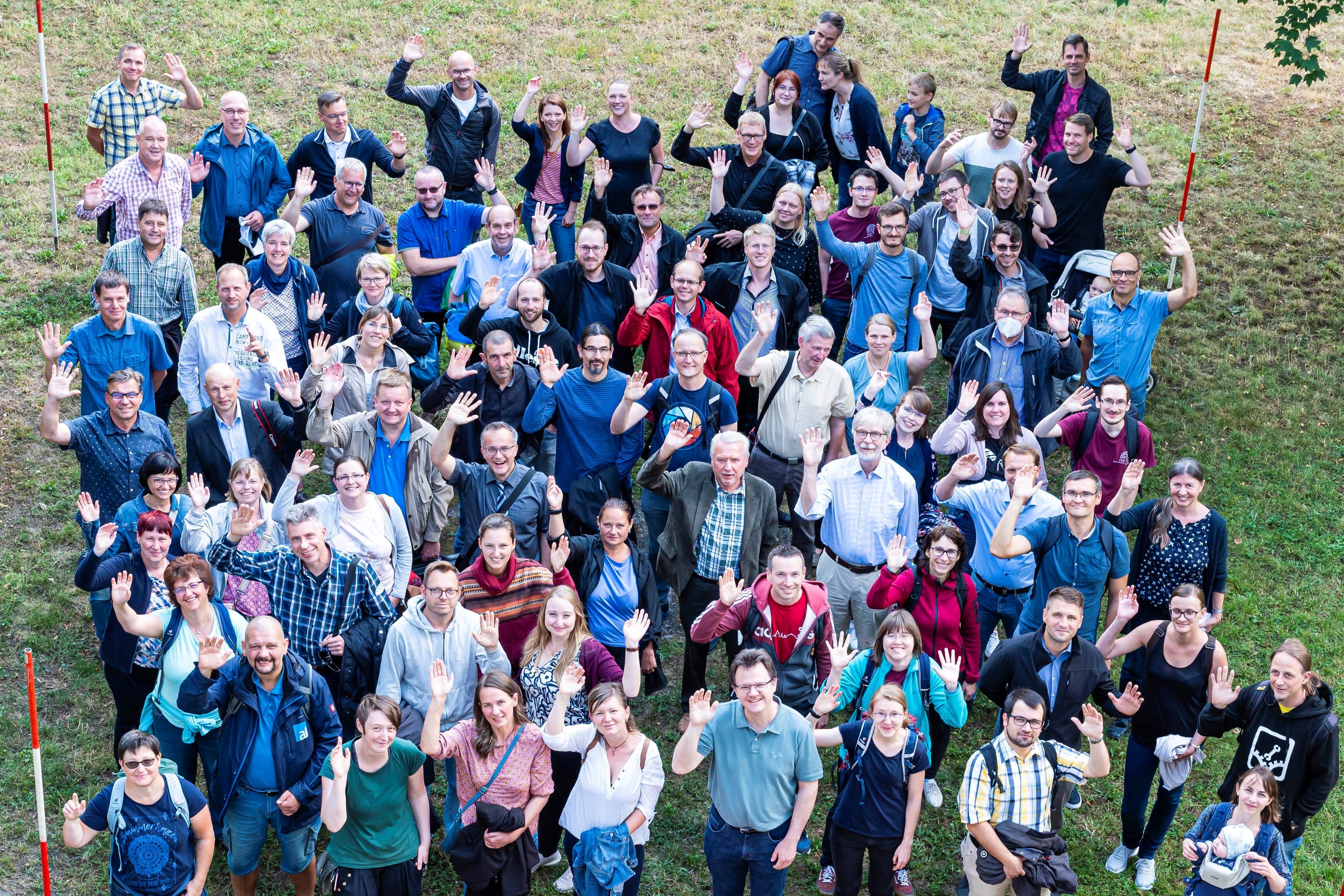 Gruppenfoto vom Alumni-Treffen