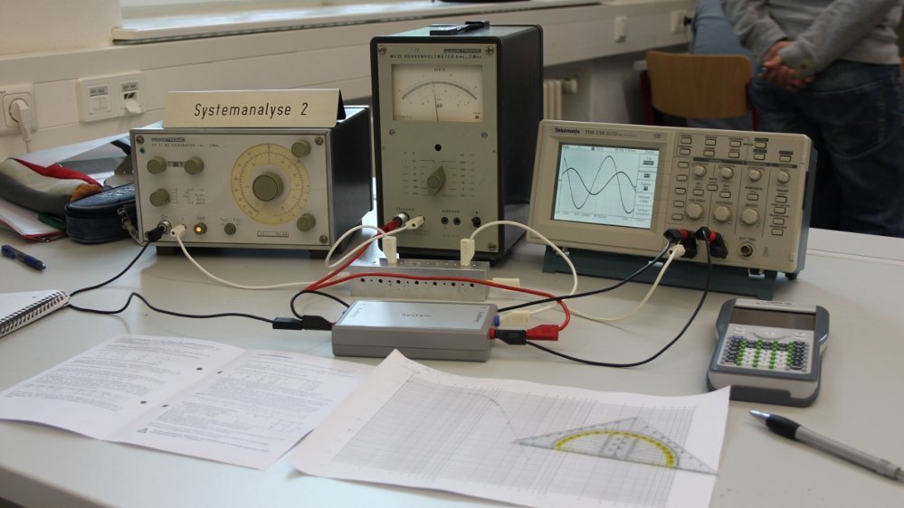 Versuchsplatz N4 "Systemanalyse 2 (Frequenzbereich)"