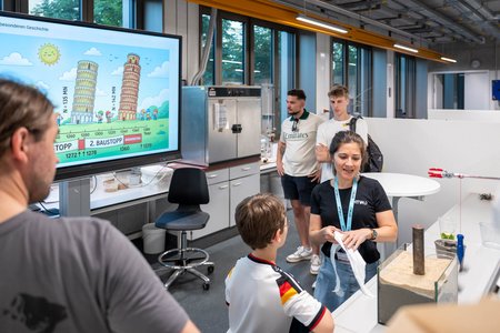 Blick ins Labor Bauingenieurwesen