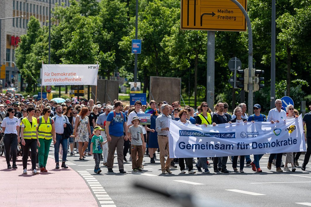 Demonstrationszug