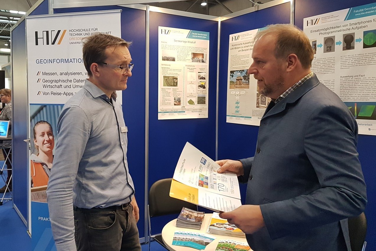 Fakultätsstand auf der Messe denkmal in Leipzig 2022