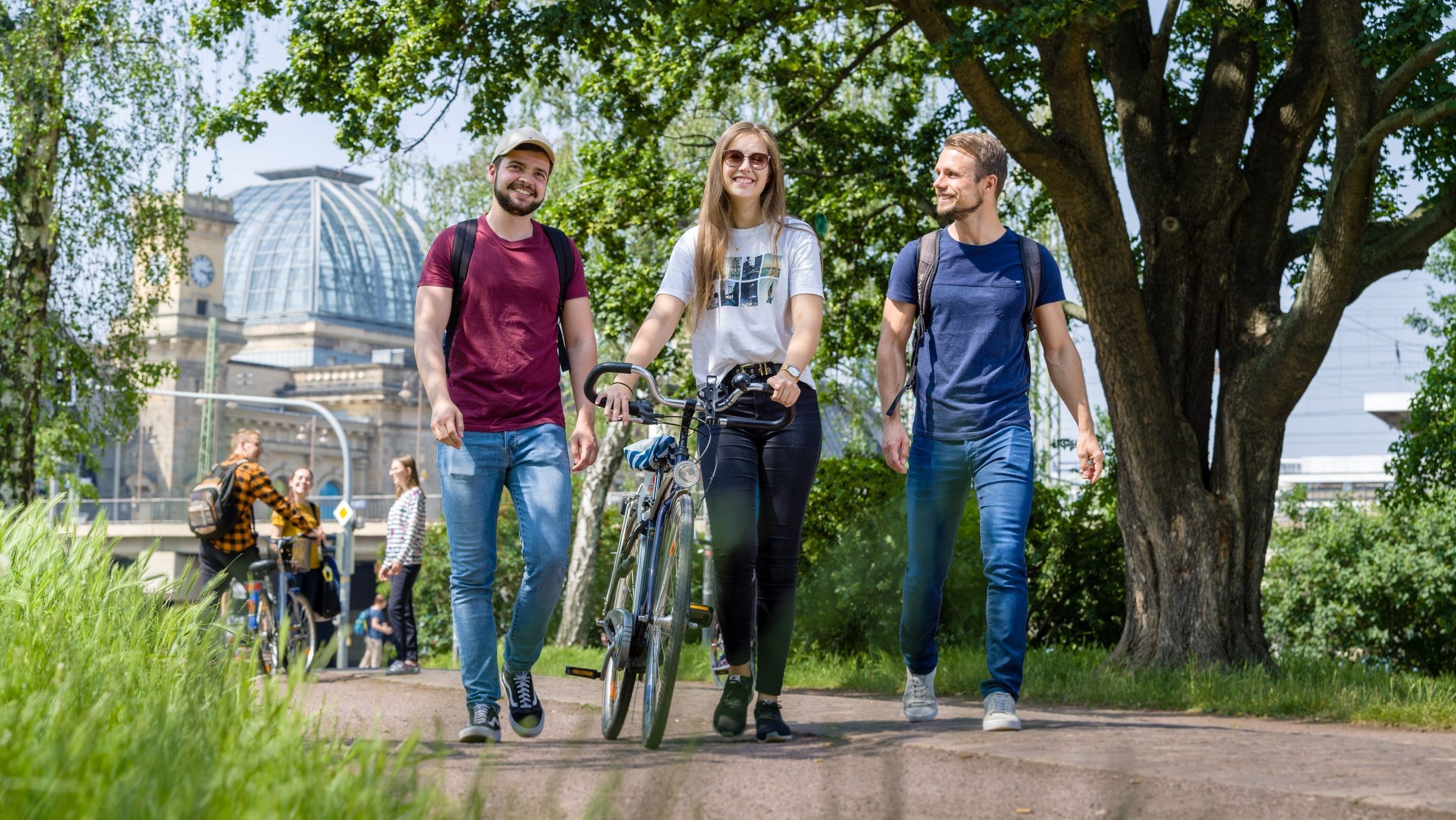 Gute Verkehrsanbindung der HTW Dresden zum Hauptbahnhof