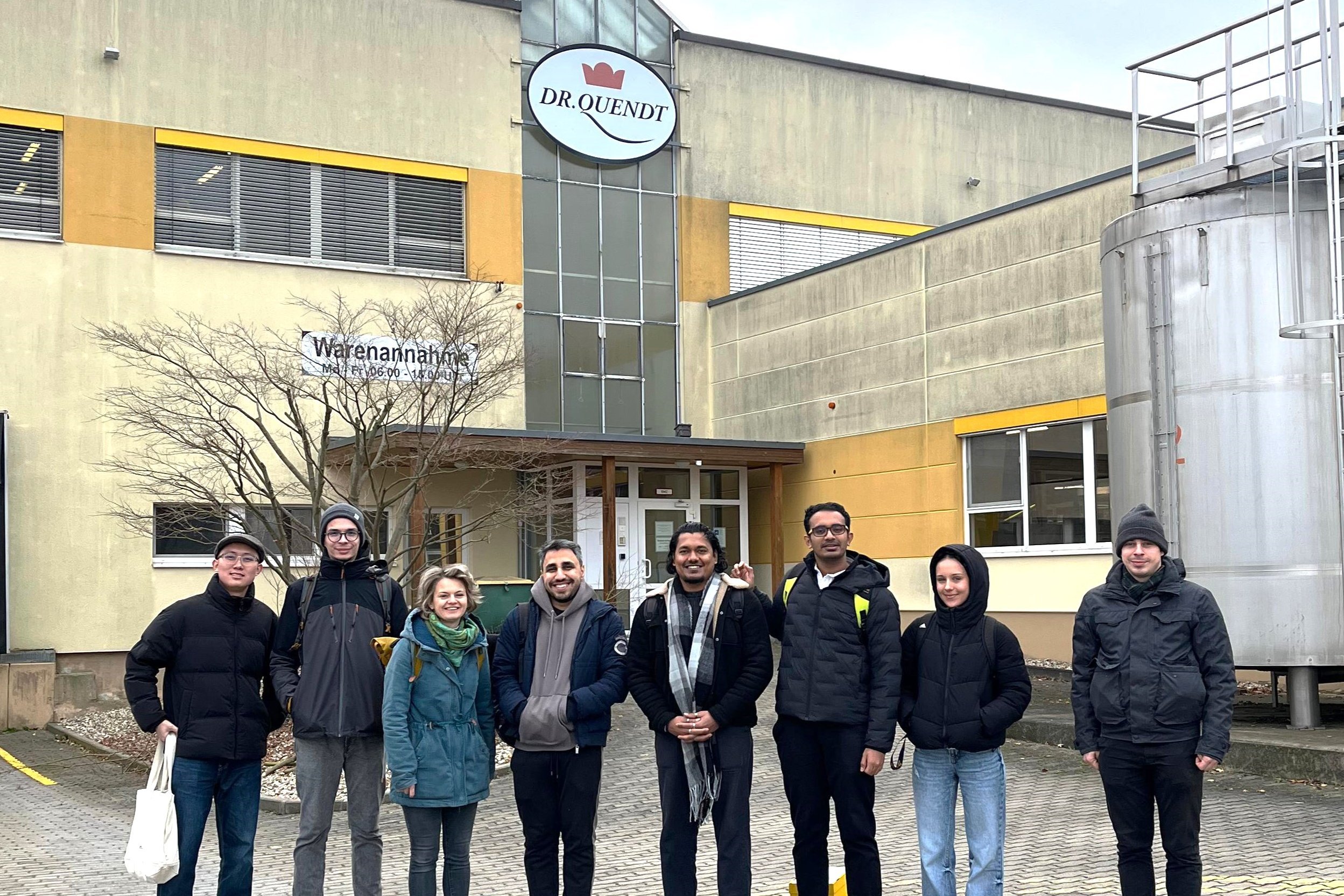 Gruppenbild zum Abschluss der Dr. Quendt Exkursion