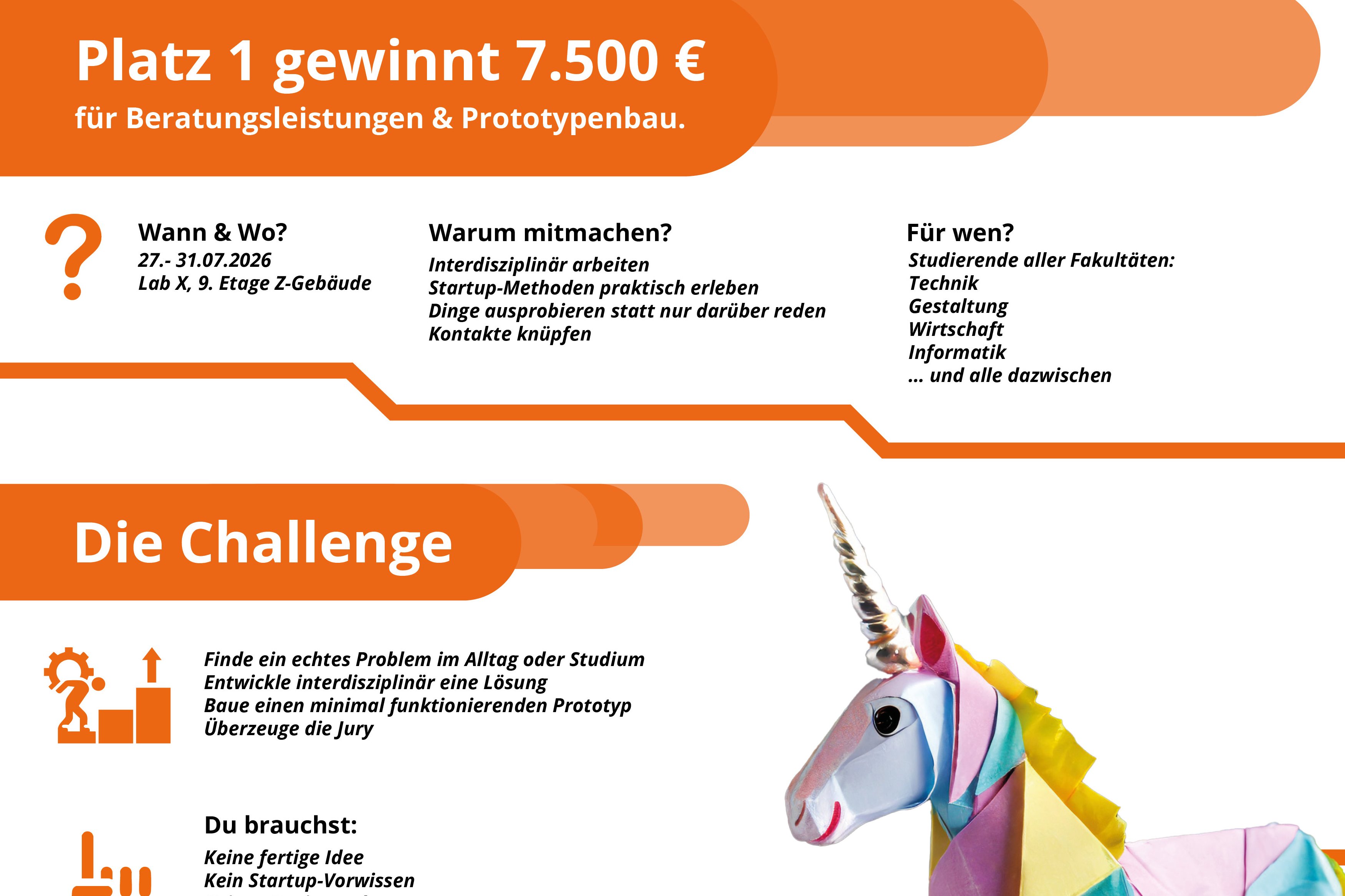 Plakatausschnitt Prototyping Challenge