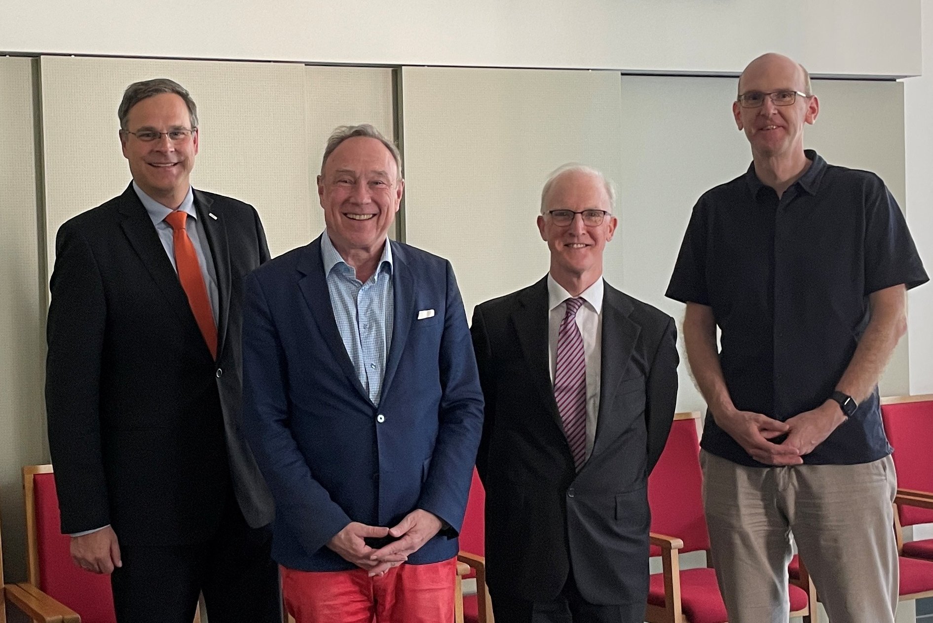 Abschied von Prof. Lewis und Prof. Ortmanns.
