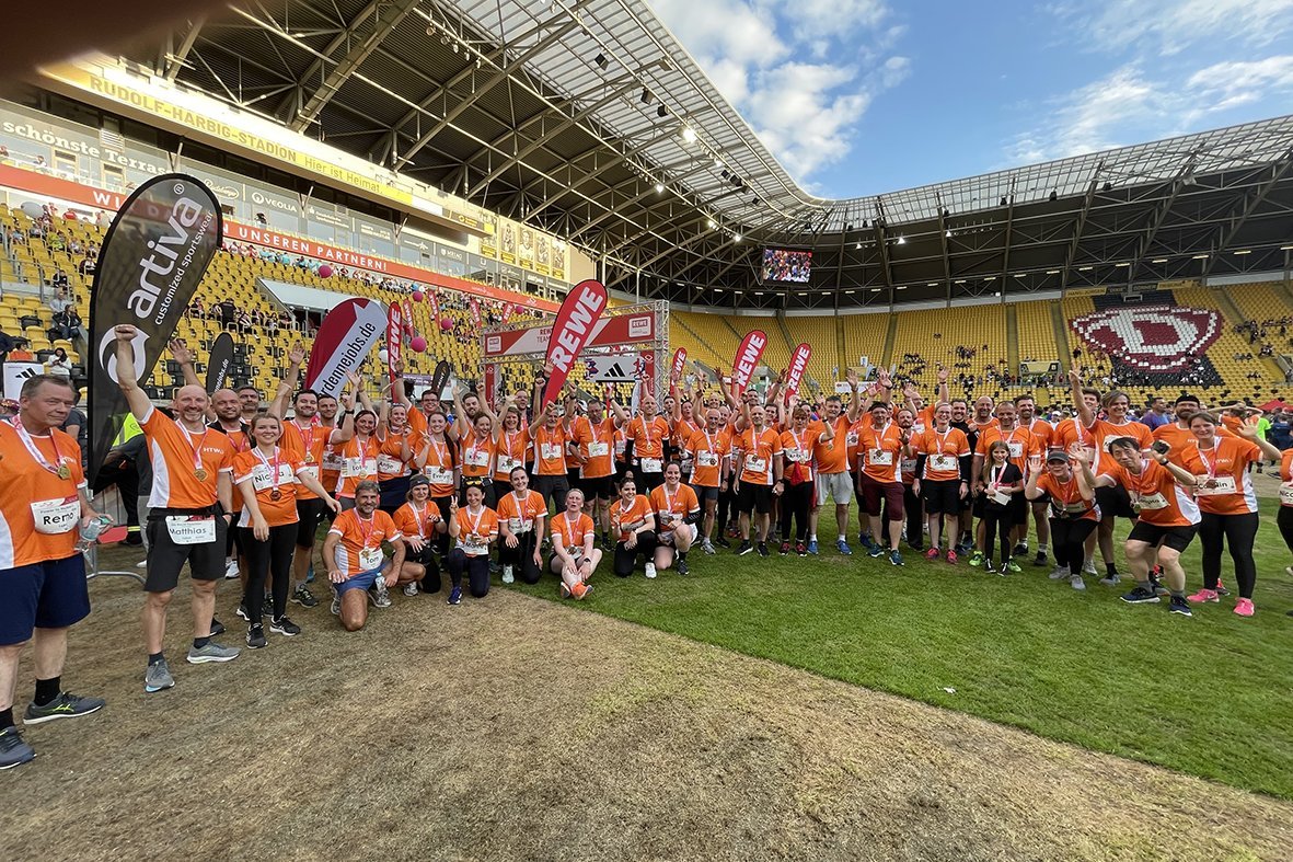 Gruppenbild HTWD Laufteam
