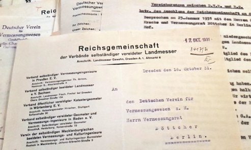 Vortrag: 100 Jahre Reichsgemeinschaft der Verbände selbständiger vereideter Landmesser