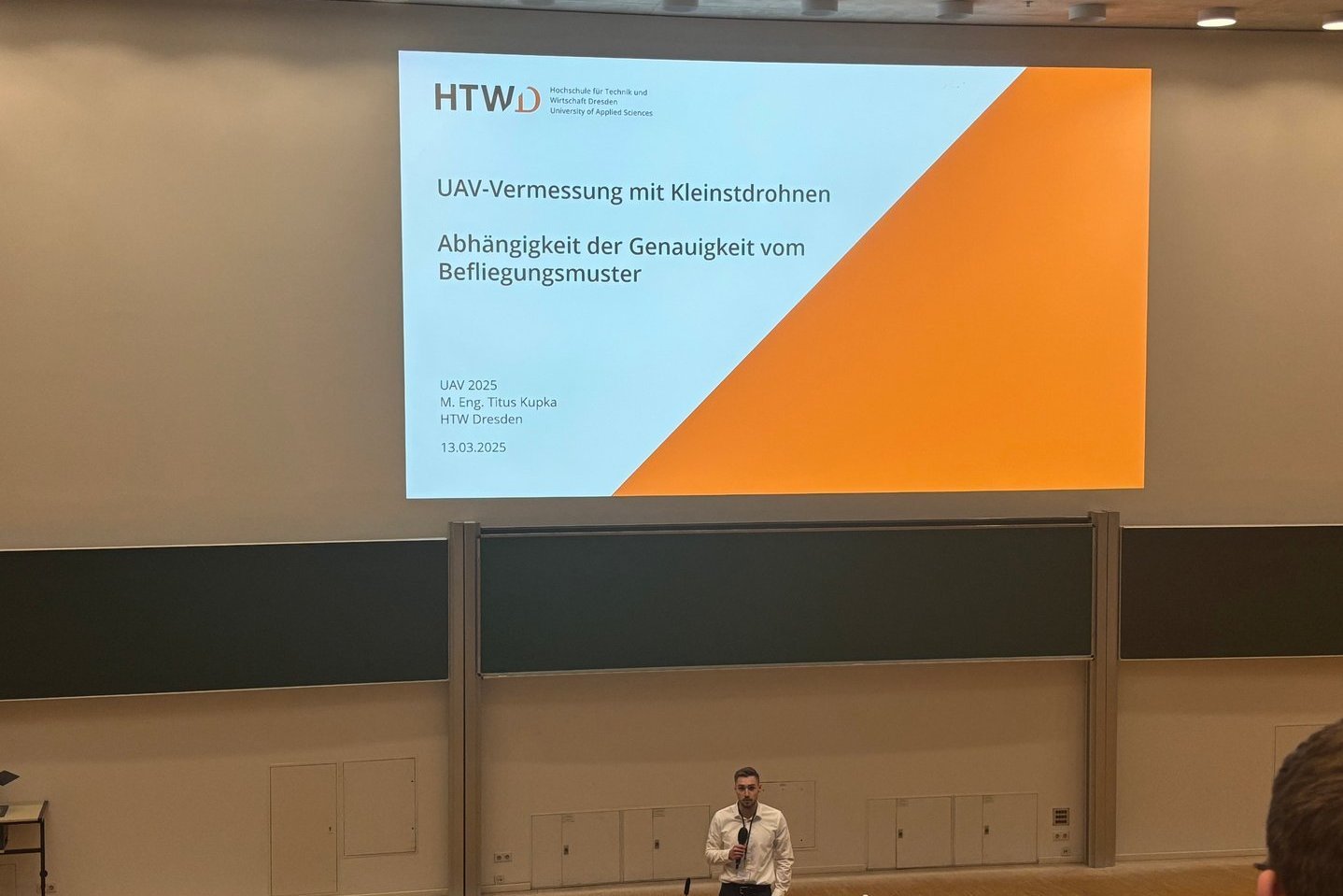 UAV 2025, Vortrag zur Vermessung mit Kleinstdrohnen
