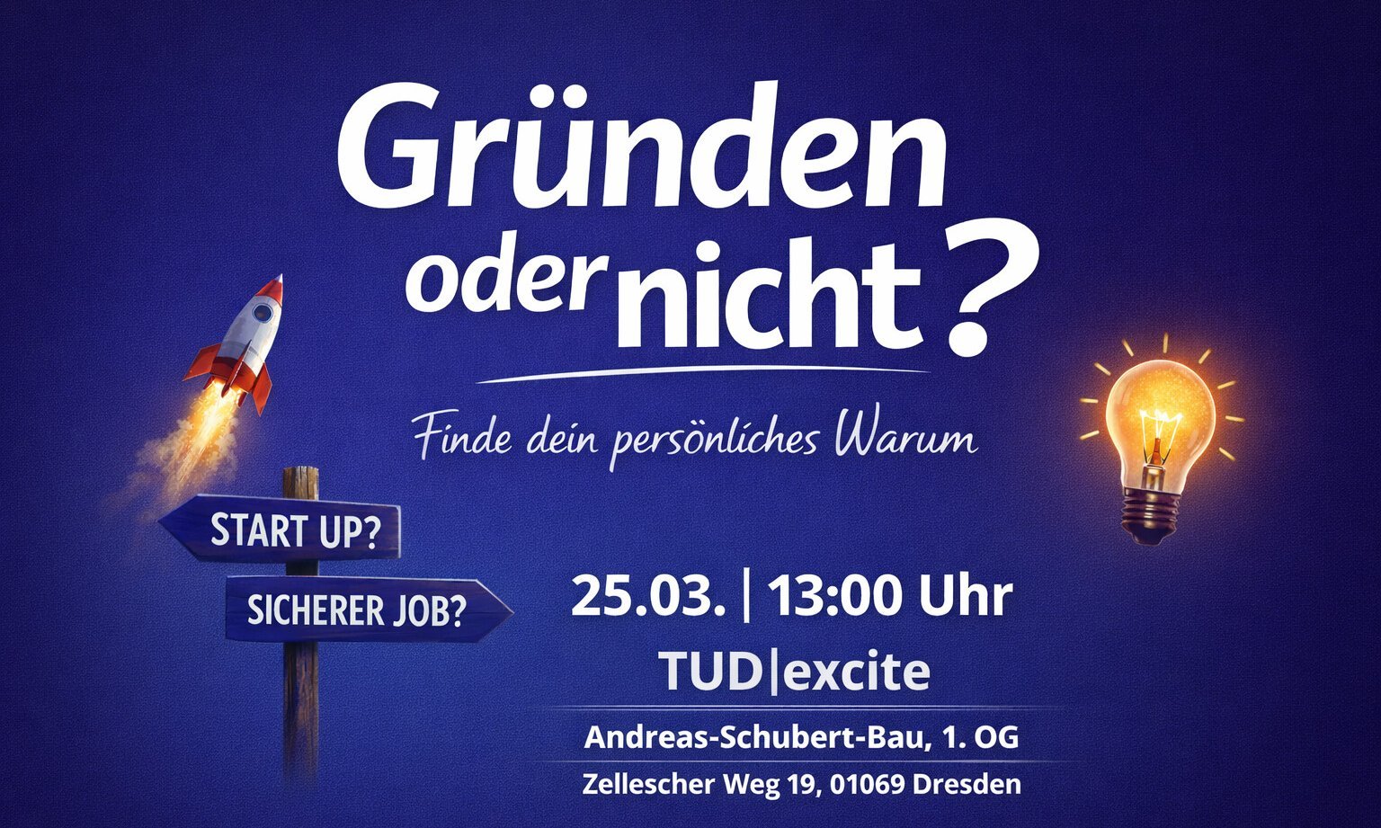 Gründen oder nicht auf blauem Grund