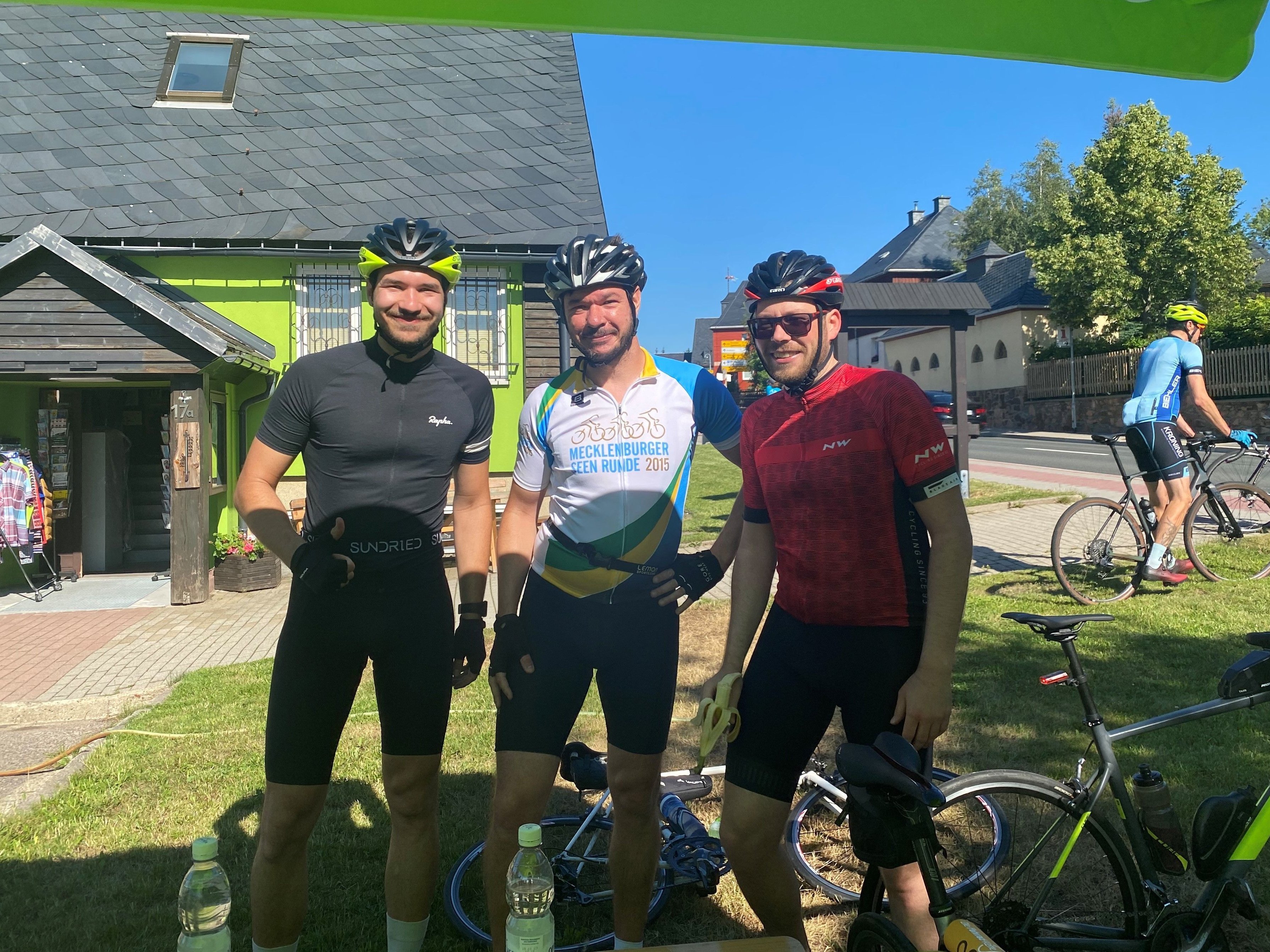 Teilnehmer bei der SZ-Fahradtour