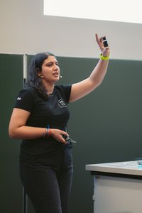 Ideenpitch beim Business Idea Slam 2025