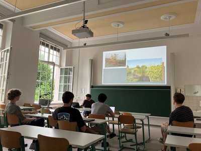 Vortragender und Publikum