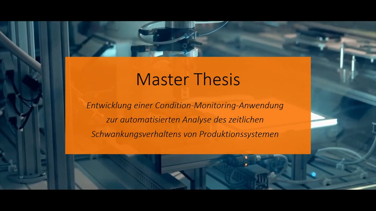 Entwicklung einer Condition-Monitoring-Anwendung