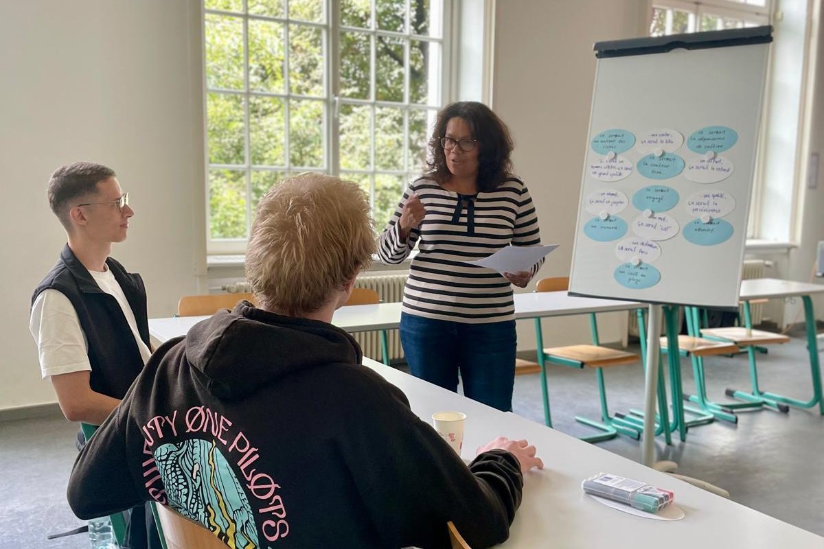 Studierende im Französischunterricht zur Summer School 2025
