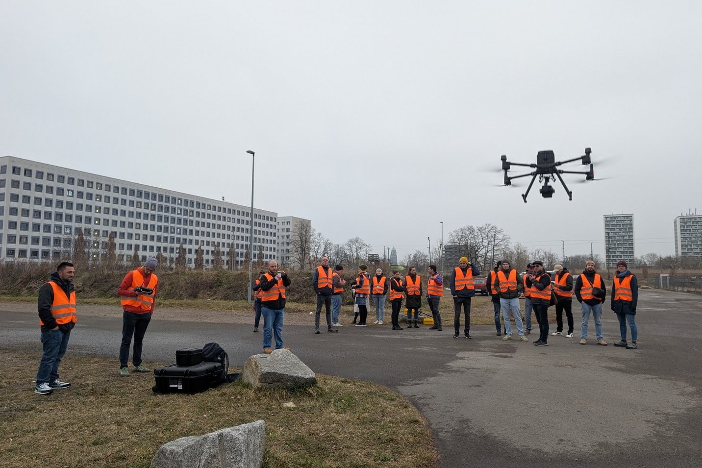 UAV 2025, Teilnehmer, Drohnenbefliegung