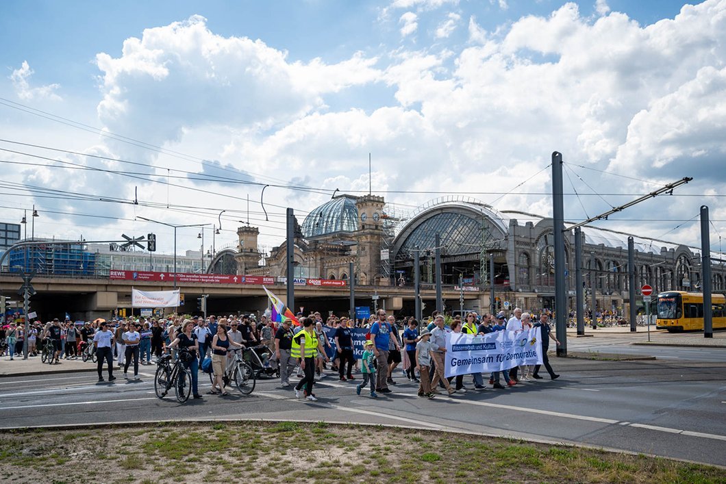 Demonstrationszug