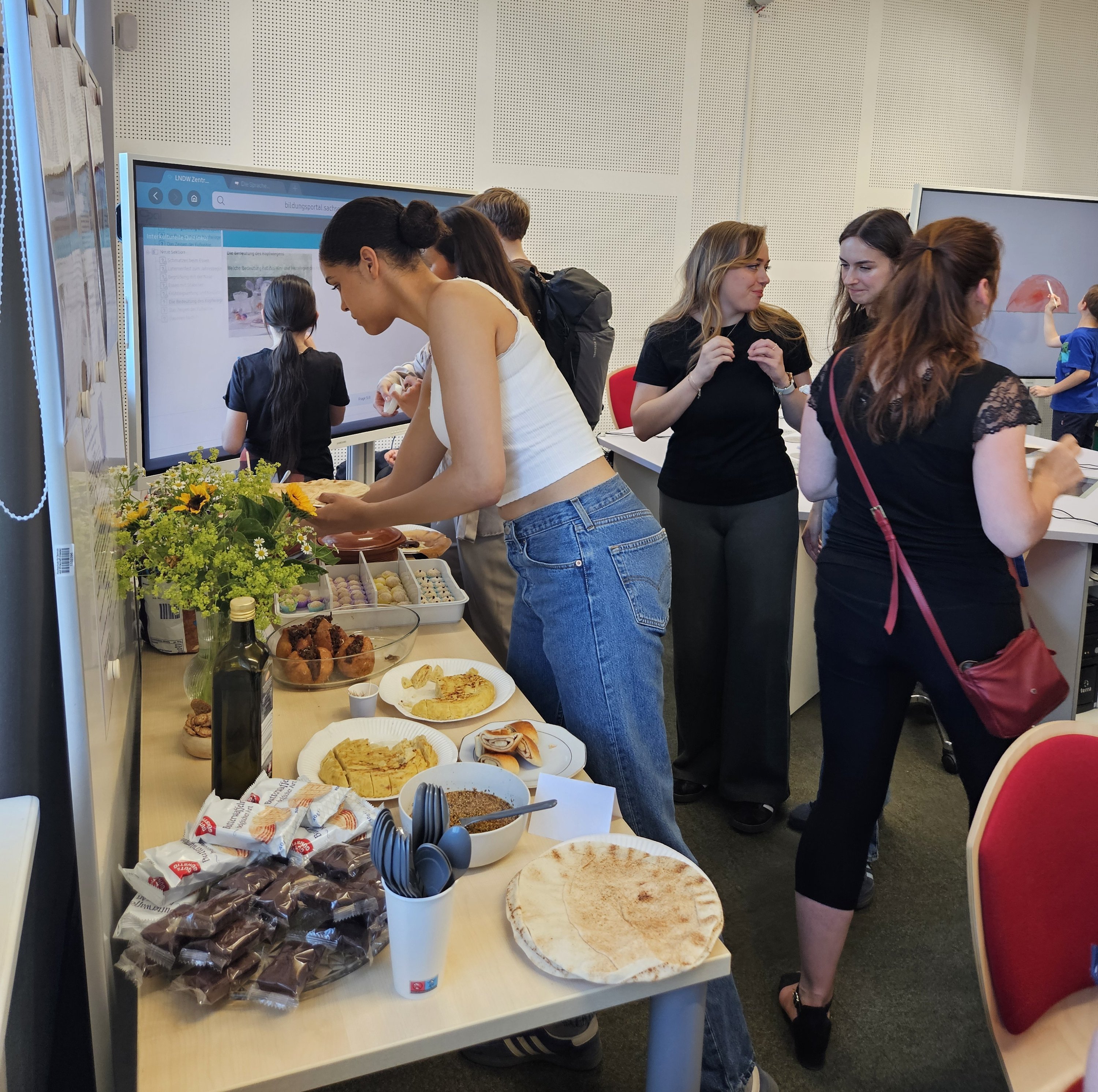 Unsere Besucher am Internationalen Buffet