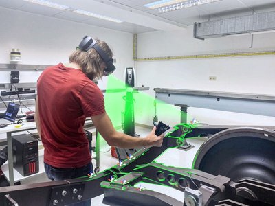 Einsatz Ar-gestützter Messverfahren in der Industrievermessung