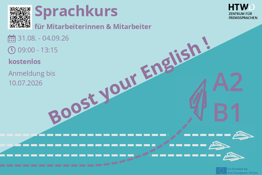 Details und Anmeldemöglichkeit zum Sprachkurs für Mitarbeitende