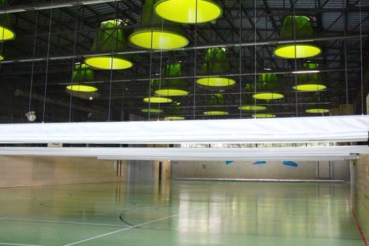 leere Sporthalle DHSZ