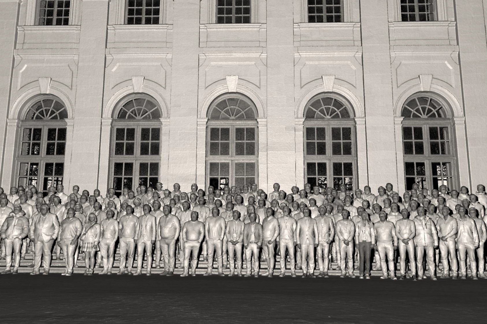 Gruppenbild als Scan