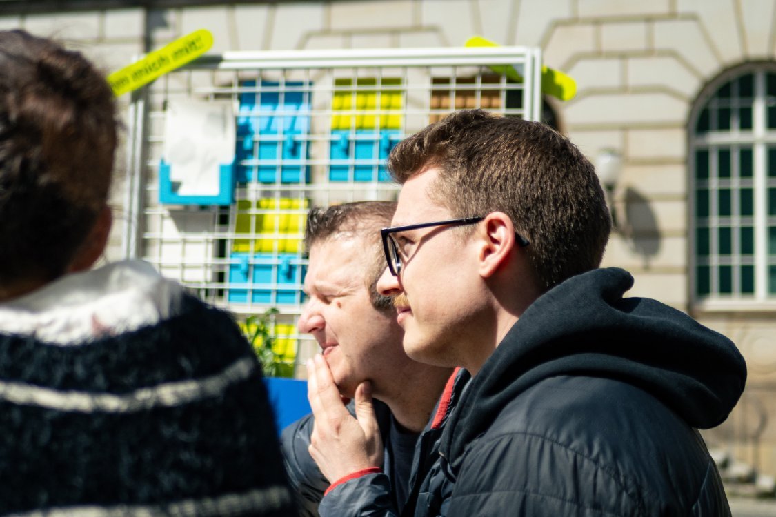 Promovierende bei einer Veranstaltung