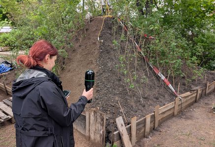 Geländeaufnahme mittels mobilen Laserscanning mit dem Leica BLK2GO Geländeaufnahme mittels mobilen Laserscanning mit dem Leica BLK2GO