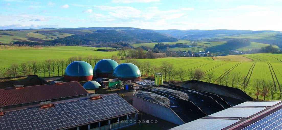 Biogasanlage der Agrargenossenschaft Clausnitz