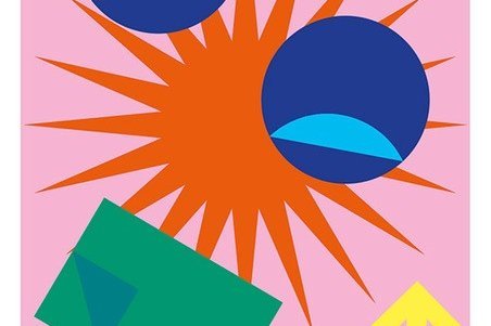 Farbige geometrische Muster