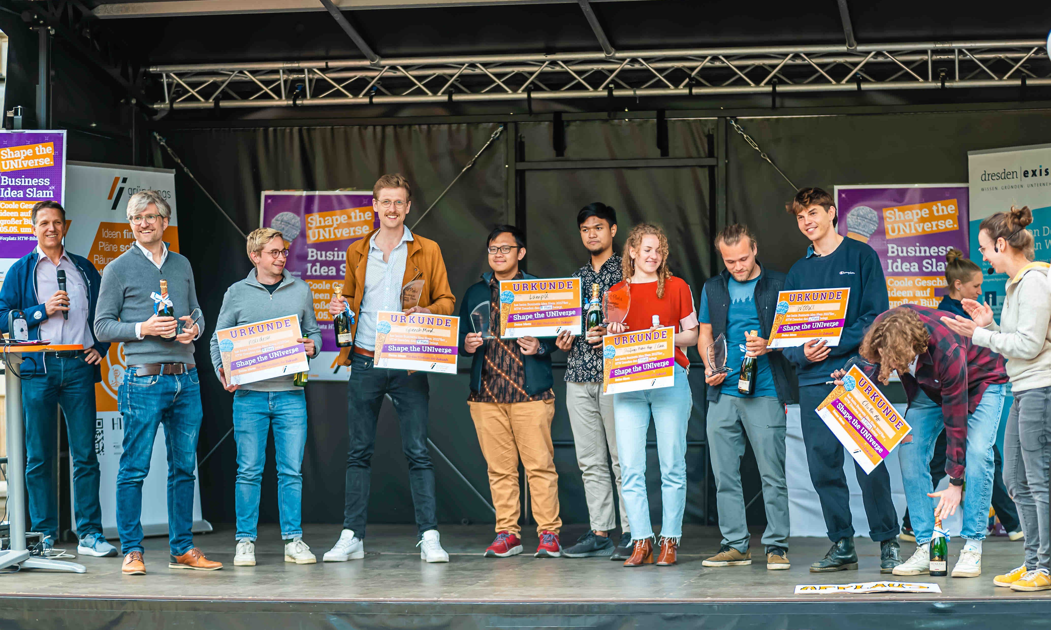 Die Pitch-Teams vom Business Idea Slam 2022