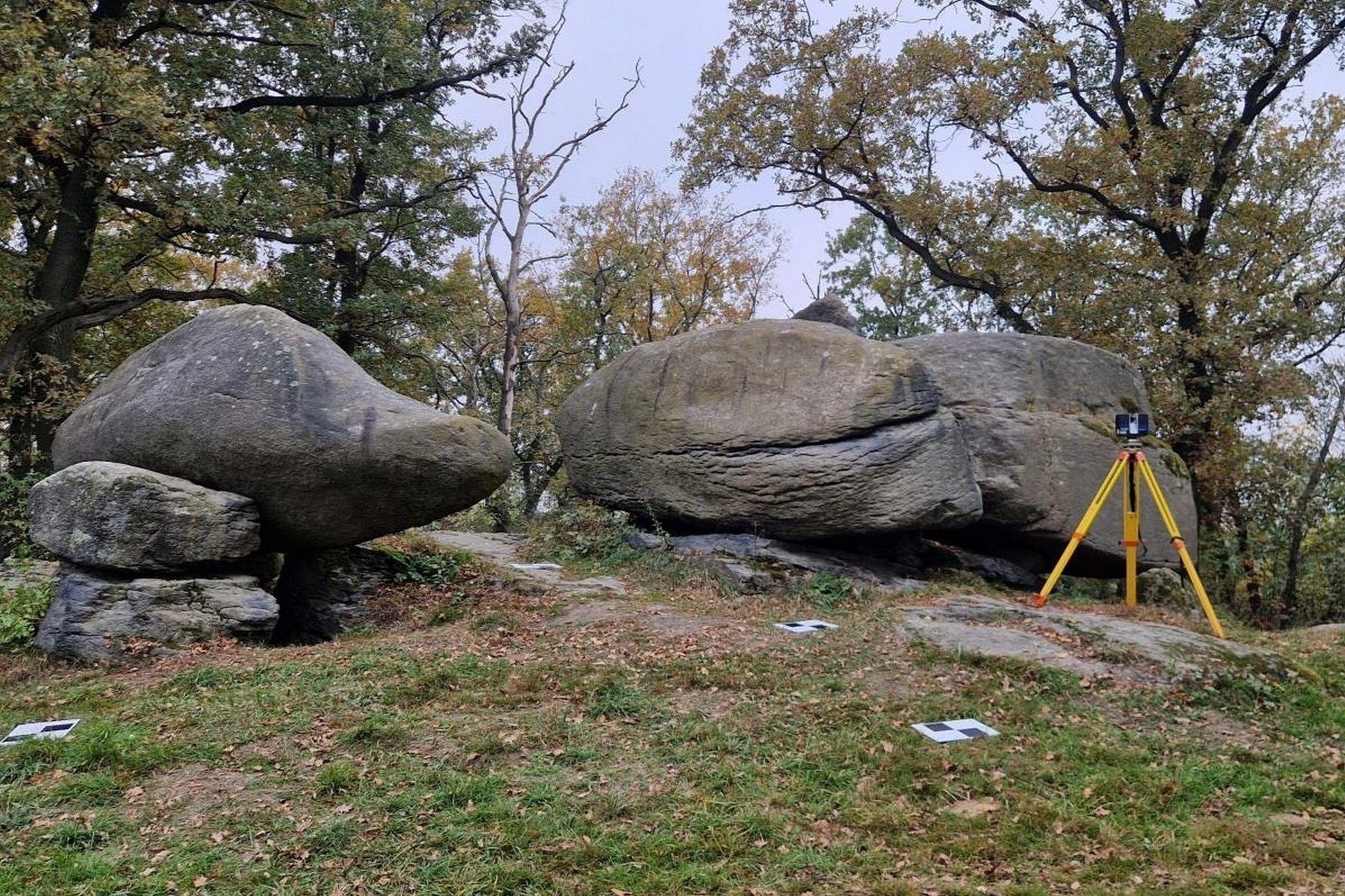 Aufmessung der Teufelsstein von Pließkowitz/Kleinbautzen