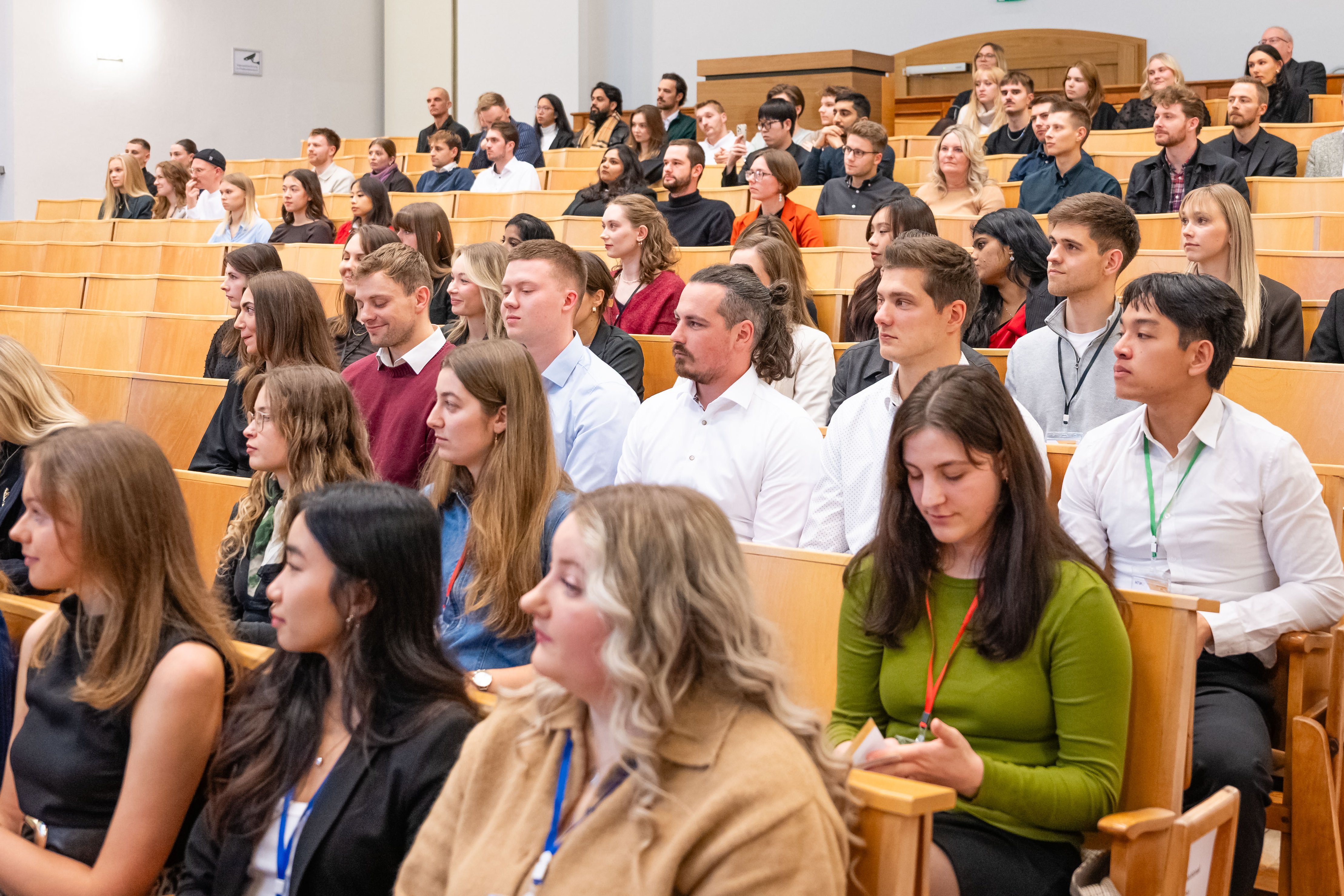 Ein Blick in das Publikum.