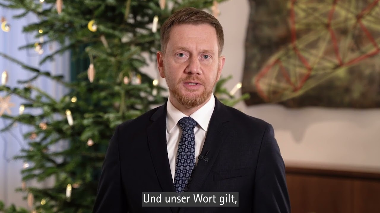 Weihnachtsbotschaft von Ministerpräsident Kretschmer